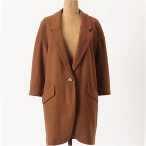 Anthropologie Wool Coccoon Coat